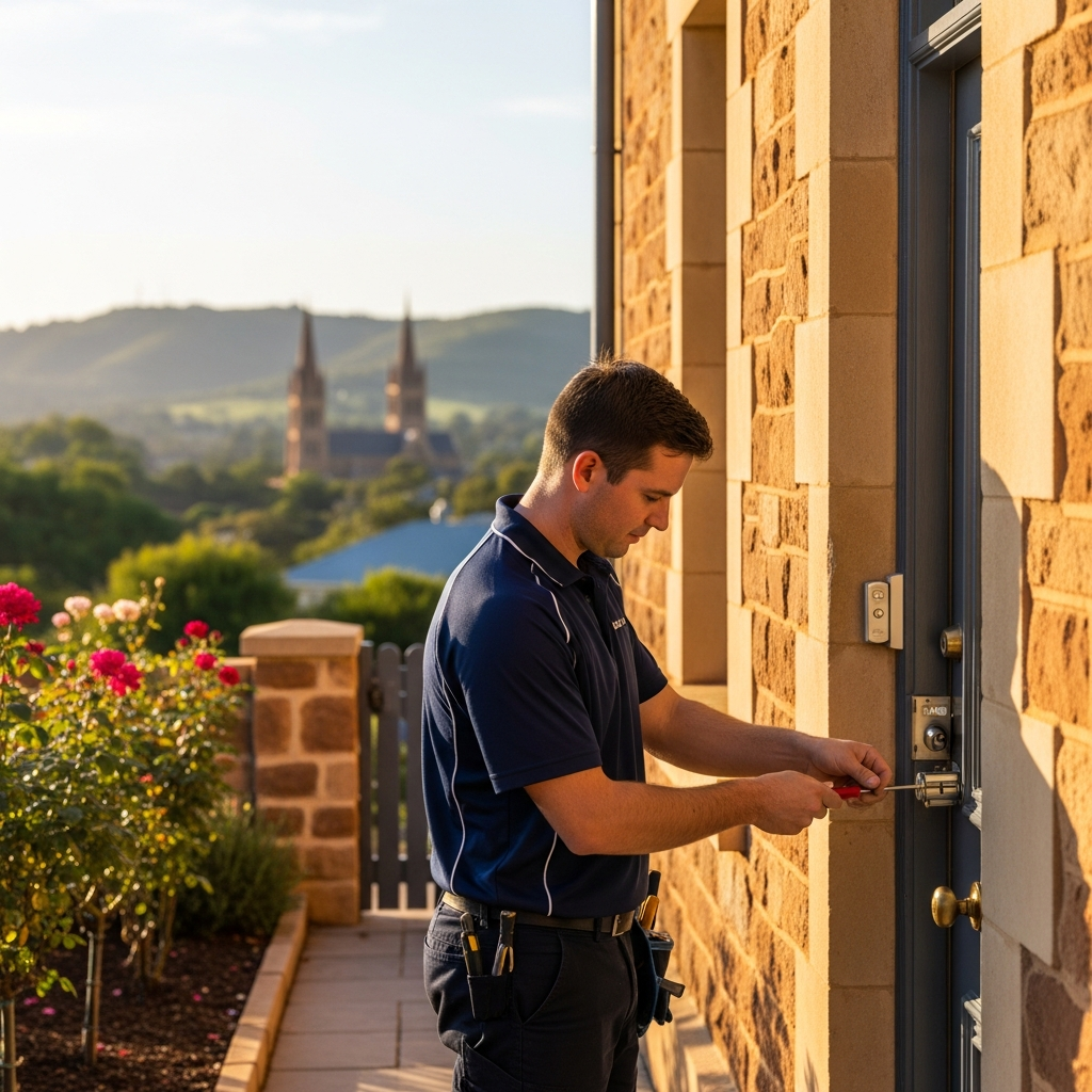 Licensed locksmith working in Adelaide, Australia