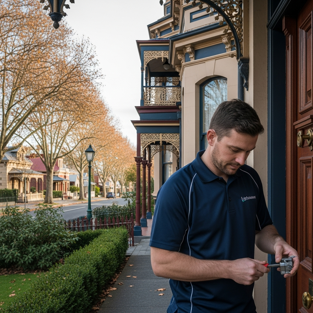 Licensed locksmith working in Ballarat, Australia