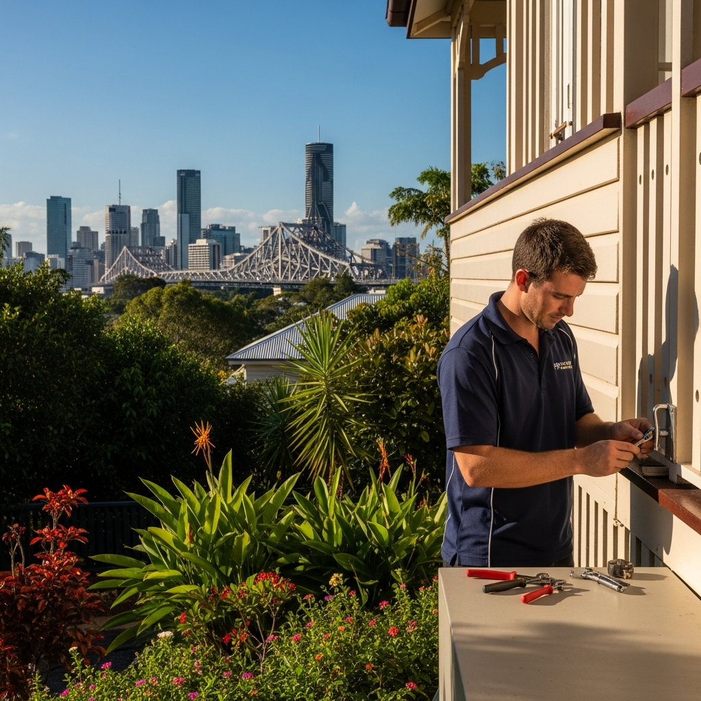 Licensed locksmith working in Brisbane, Australia