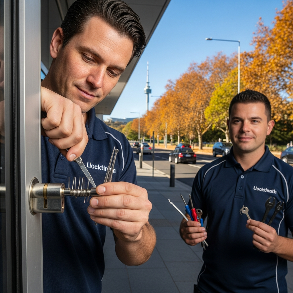 Licensed locksmith working in Canberra, Australia
