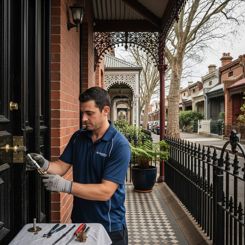 Licensed locksmith working in Melbourne, Australia