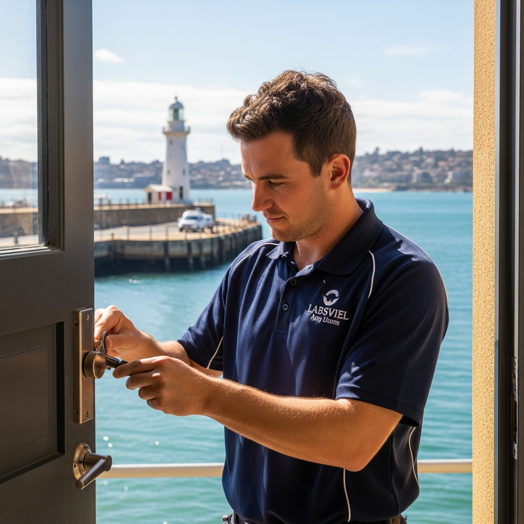 Licensed locksmith working in Newcastle, Australia