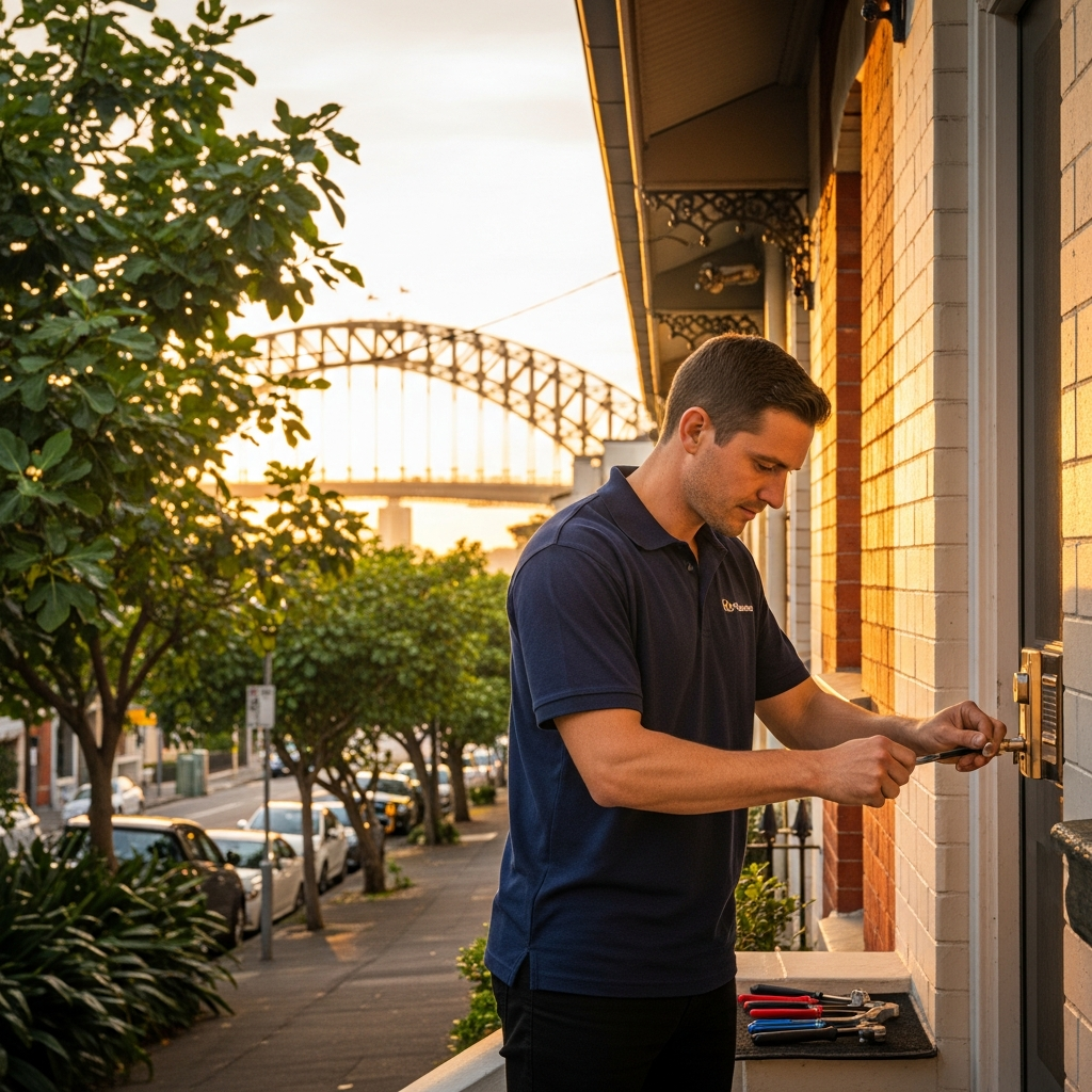 Licensed locksmith working in Sydney, Australia