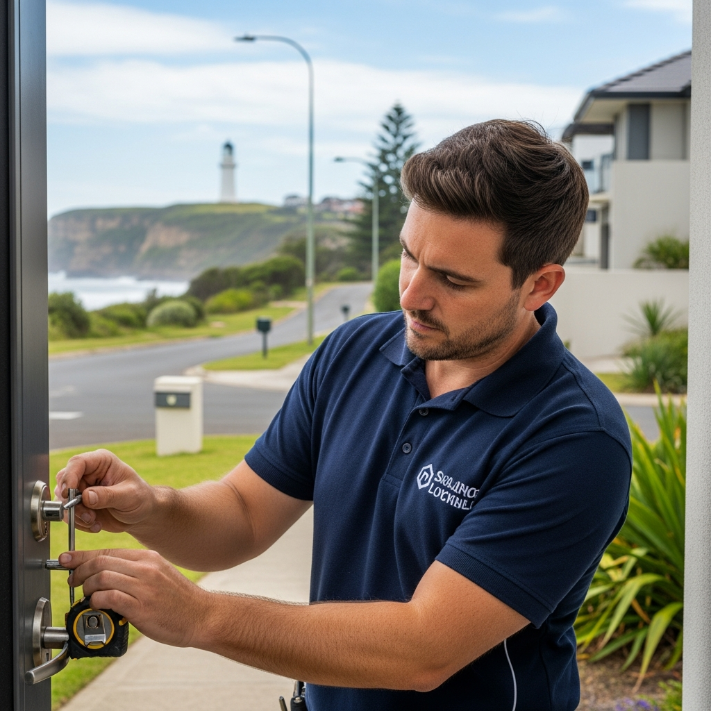 Licensed locksmith working in Wollongong, Australia